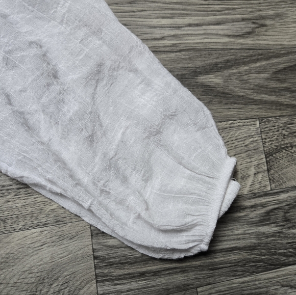 Counterparts Boho White Peasant Blouse - Picture 3 of 7